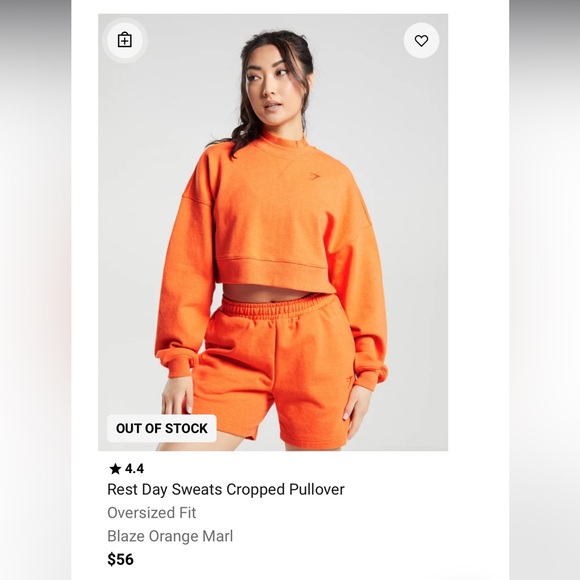 Rest Day Sweats Cropped Pullover - Picture 8 of 8